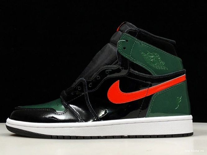 Rep Orange-Fir Jordan Black OG Air x SoleFly Team High AV3905-038 Retro 1 0520